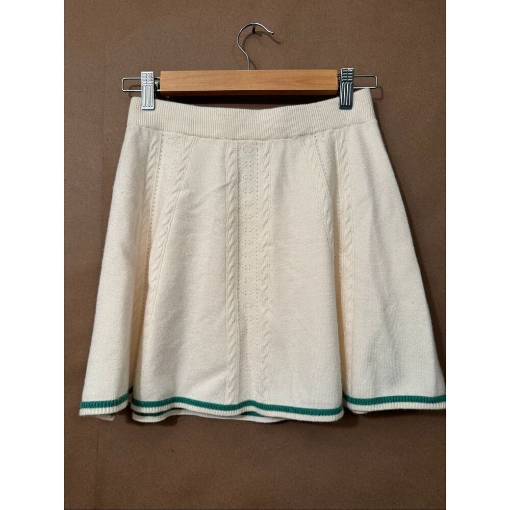 Pink Rose Knit Tennis Style Skirt